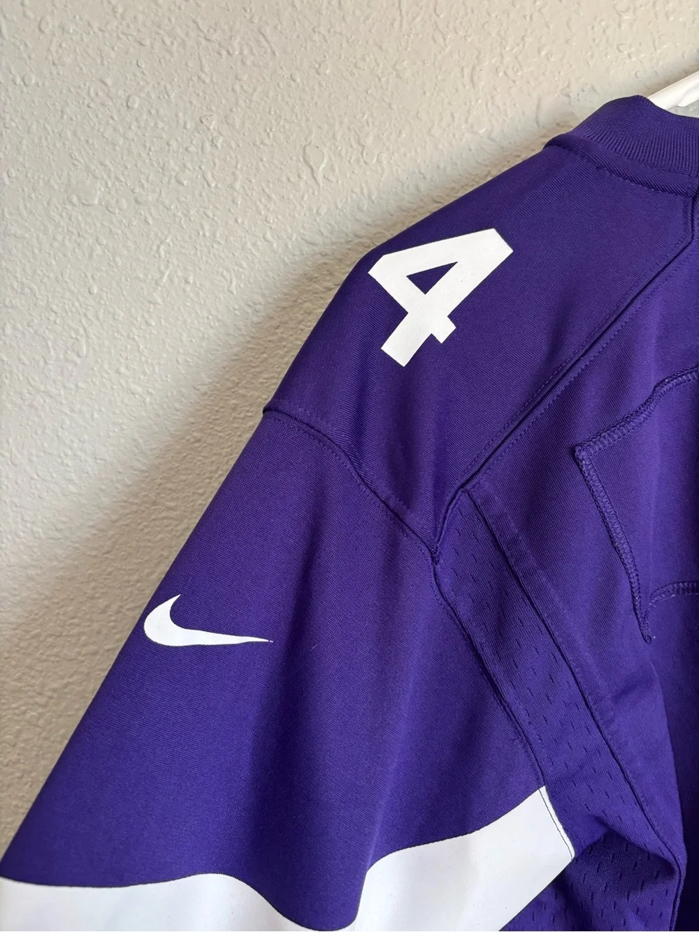 Nike Purple Minnesota Vikings #4 Football Jersey